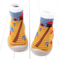 Baby Toddler Soft-soled Thickened Anti-drop Christmas Shoes