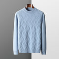 Woolen Sweater Men's Half Turtleneck Thickened Sweater Casual