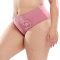 Plus-size women's underwear sexy lace high waist briefs fat