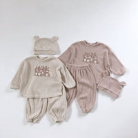 Three-piece Cotton Breathable Long-sleeved Trousers For Pets
