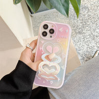 Gradual Love Wrist Strap Silicone Phone Case