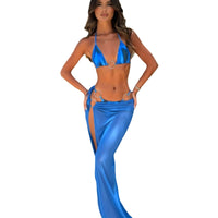 Sexy Dress See-through Beach Sheath Skirt For Women
