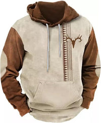 Men's Plus Size 3D Printed Hoodie Hip Hop Trendy Hoodie