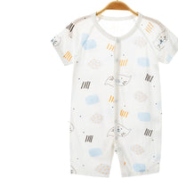 Summer thin long-sleeved newborn baby romper