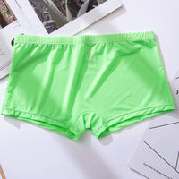 Men's Ice Silk Thin Transparent Boxer Briefs