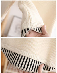 Fashion Simple Children's Solid Color Bottoming Sweater