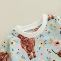 Long Sleeve Cotton Baby Romper In Four Colors