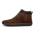 Men's Martin boots winter plus cotton mid-tube snow boots