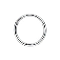 Popular Trendy Inlaid Zirconium Stainless Steel Piercing Nose Ring