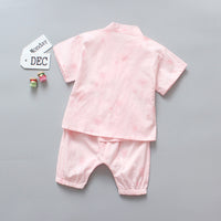 Cotton kimono short-sleeved comfortable home wear pajamas