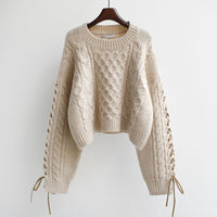 Western Style Pullover Lazy Sweater For Women
