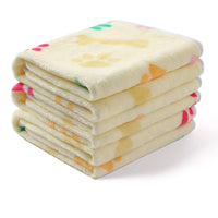 Pet Blanket Dog Cat Pad Warm Blanket Confetti Bone Dog's Paw Blanket