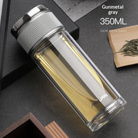 Unisex Portable High-end Transparent Water Bottle