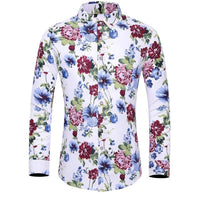 Men's Long-sleeved Shirt Korean Plus Size