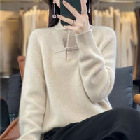 National Style Sweater Sweater Thickened Warm Stylish Shirt Long Sleeve