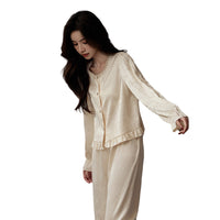 Sophisticated, Minimalist Shirt-style Pajamas For Women