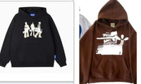 European And American Hooded Spring Long Sleeve Printed Loose Sweatshirt