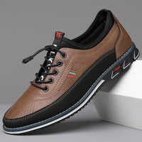 Casual Plus Size Men's Shoes Slip-on Flat Heel