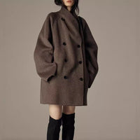 Elegant Winter Double-sided Wool Women's Coat