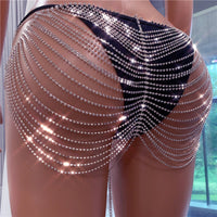 Super Flash Hollow Sexy Skirt Body Chain