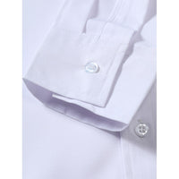 Men's Shirt Solid Color Solid Color White Long Sleeve Business