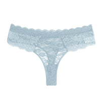 Patterned Semi-transparent Mid-rise Womens Briefs Sexy Womens Lace Thong