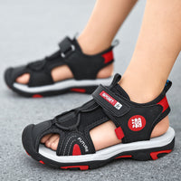 New Anti Slip Children's Baotou Middle And Big Children's Soft Sole Sports Shoes