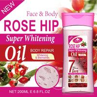 Rose Hip Body Oil Super Whitening Nature Essential Oil Skin Care Anti-aging 200ml