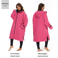 Surfing Diving Thickened Cape Windbreaker Outdoor Hot Spring Cold-proof Coat Bath Towel