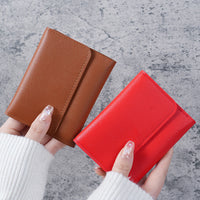 Simple Short Women's Wallet Student Ticket Clip Multifunctional