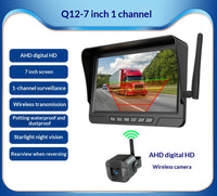 7-inch HD Night Vision Waterproof Lens Reverse Camera