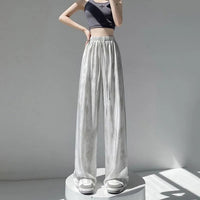 Loose Casual Draping High-waisted Pants For Women