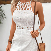Hollow-out Lining Fashionable And Comfortable One-piece Shorts