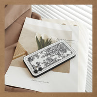 French Retro Flower Lens All-inclusive Silicone Anti-drop Protective Cover