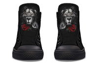 Printed Couple High-top Canvas Shoes