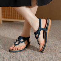 5 Summer New European And American Woven Casual Flat