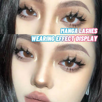 5 Pairs Manga Lashes New Arrival Anime Cosplay Natural Wispy Korean Makeup Artificial False Eyelashes