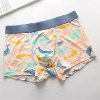 Men's boxer briefs breathable antibacterial four-corner men's pants