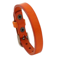 Simple Retro Multi-color Adjustable Cattle Leather Bracelet