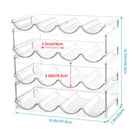 Transparent Removable Water Bottle Storage Rack
