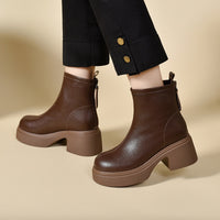Soft Sheepskin Shoes For FallWinter Style For Shorter Women