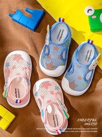 Baby Walking Shoes Anti-skid Soft Soles Spring And Autumn Breathable Sandals