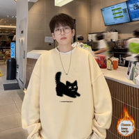 Men's Retro Loose Casual Round Neck Sweater