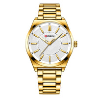 Mens Simple Business Waterproof Bar-Clasp Watch