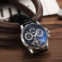 Waterproof Luminous Light Luxury Trend Automatic Leather Steel Watch