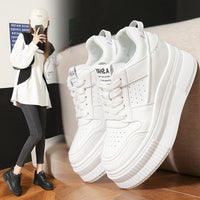 Chunky-soled Casual Shoes For Short Women That Add Height