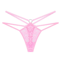 Women's Thin Strap Sexy And Breathable Comfortable Lace T-back Low Waist Panties Women