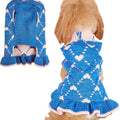 Small Dog Sweater Hoodies Dress Winter Knit Cute Clothing Heart Puppy Clothes