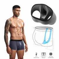 Men's Fashion Mesh Pocket U Convex Buttocks Boxer Shorts