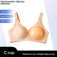 Silicone Fake Breast Bra For A Smaller Bust To Appear Larger